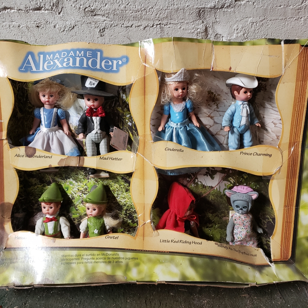 Madame Alexander Storybook Characters Set - Blue, Red, Green, White